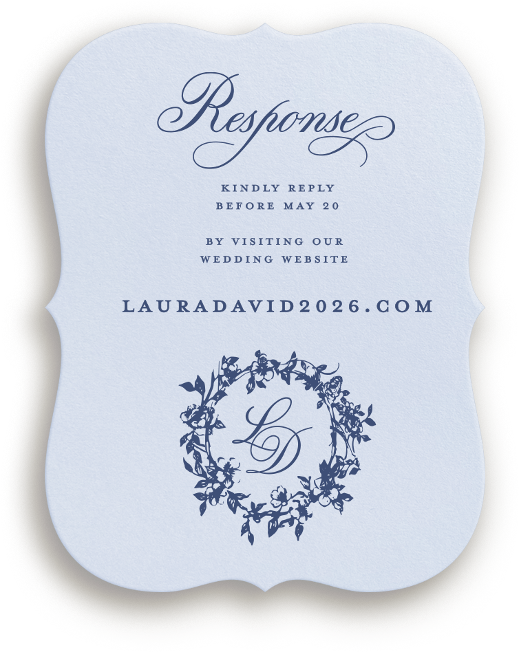 RSVP card