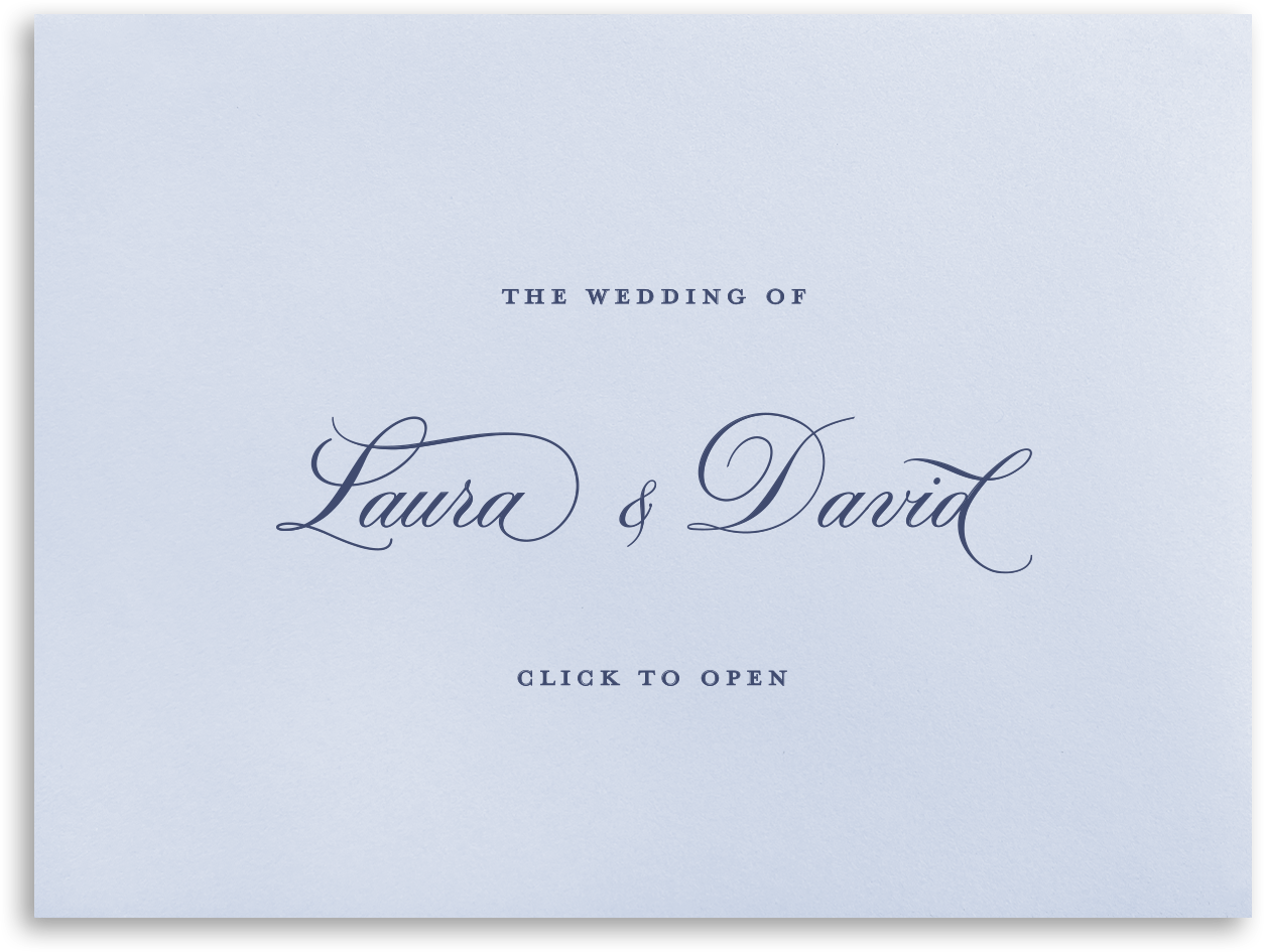 Azure envelope front