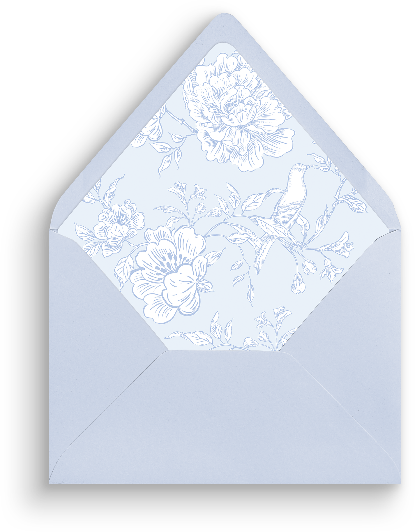 Envelope opened with liner